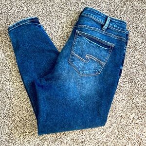 Silver Elyse Skinny Jeans